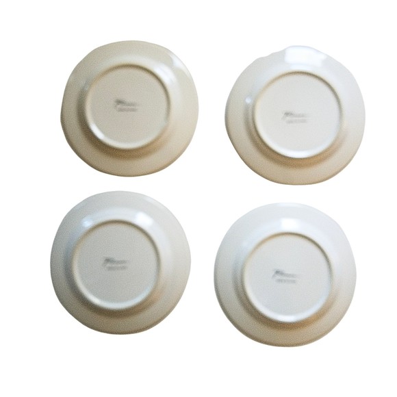 Boxed Set of 4 Rosanna CIB 8” Salad Dessert Plates Winter Wonderland Snowflakes - Picture 2 of 8